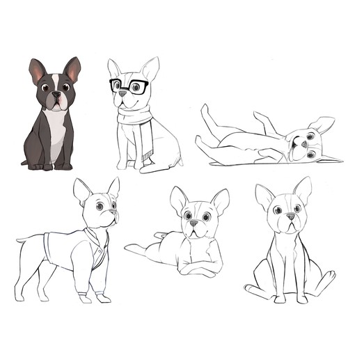 Character Dog design