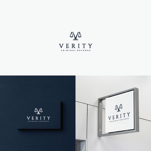 Clean legal office logo