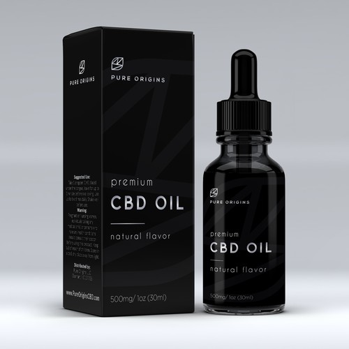Label design for CBD Oil