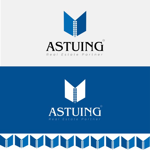 Astuing real agency logo 
