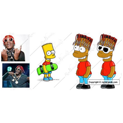 Illustrated character - bart makeover