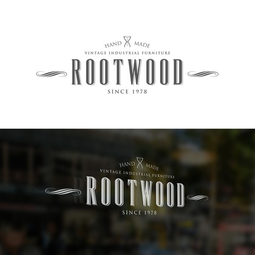 Vintage concept logo for Furniture Store