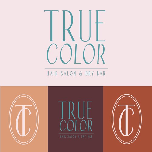 Logo Concept for True Color Hair Salon
