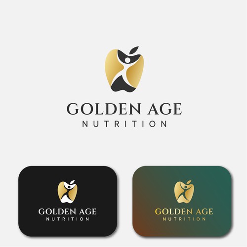 Create a premium looking logo for Golden Age Nutrition