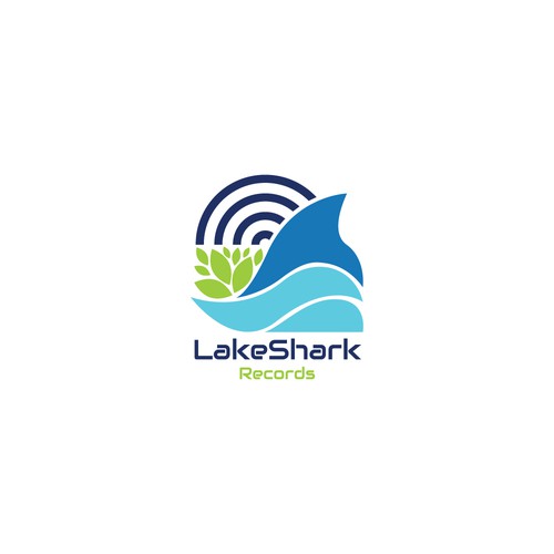 Lake Shark Records Logo Design