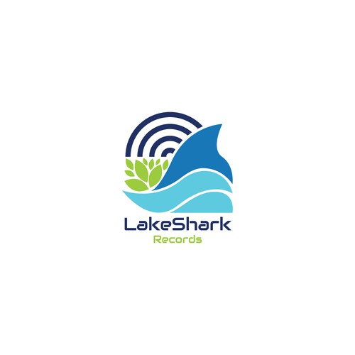 Lake Shark Records Logo Design