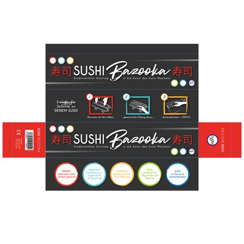 Packaging-Desing: Sushi Bazooka