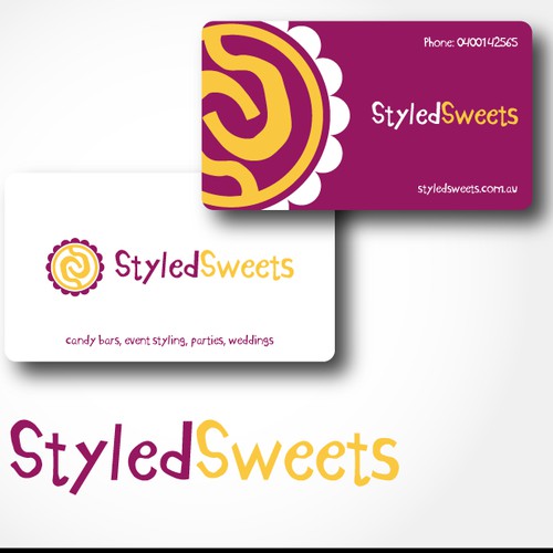 styled sweets needs a new logo and business card