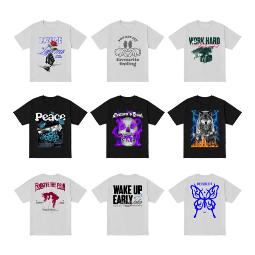 Random t-shirt design