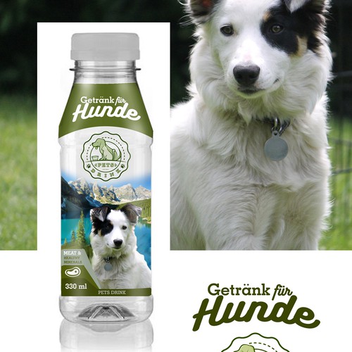 dogs drink label