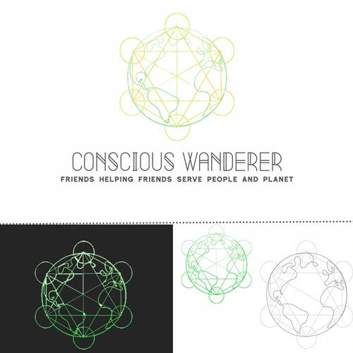Logo For the WebSite Conscious Wanderer part 2
