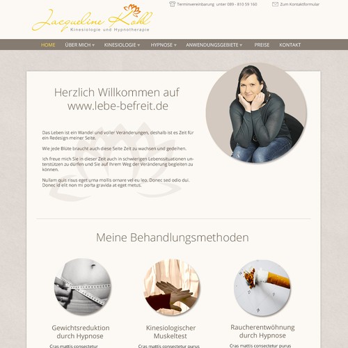 Erstellt für meine potentiellen Klienten eine überzeugende und ansprechende Seite