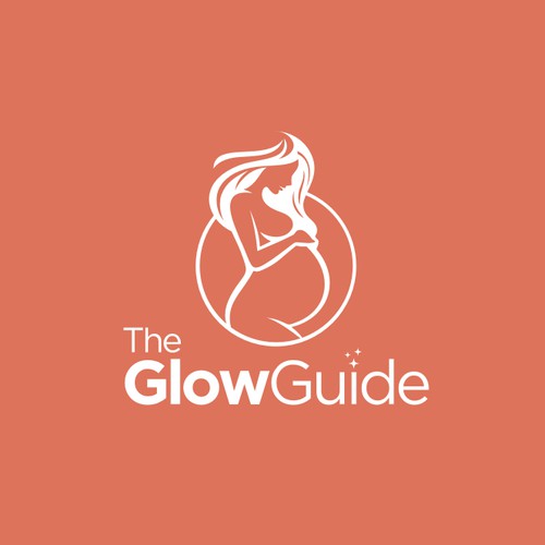 Beauty Pregnant Woman logo design