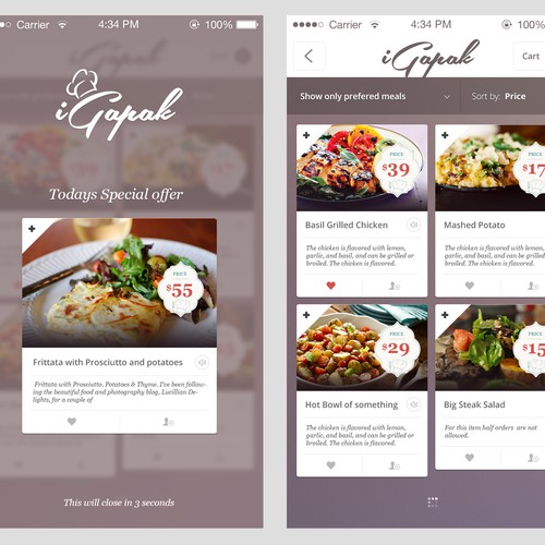 4-Star Restaurant: Exciting Mobile Web Application Design