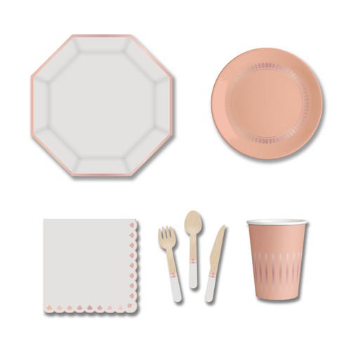 Party plate set design