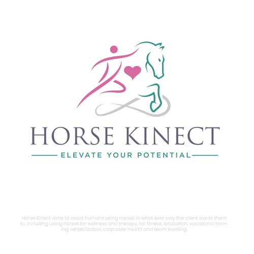 Logo design concept for Horse Kinect