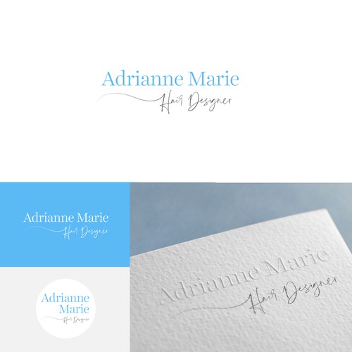 Logo proposal for the hair design industry