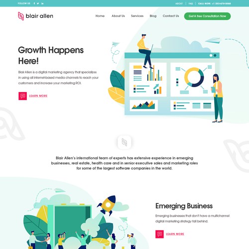 Blair Agency Design Concept