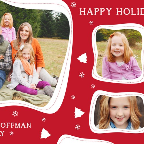 Create a Beautiful Holiday Card Template - Merry Christmas!