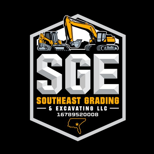 Grading and Excavating Logo