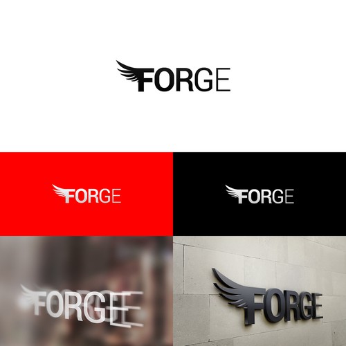 Design a strong and cutting edge logo 4 Gym & Apparel Comp - Forge