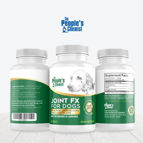 Pet Supplement Label