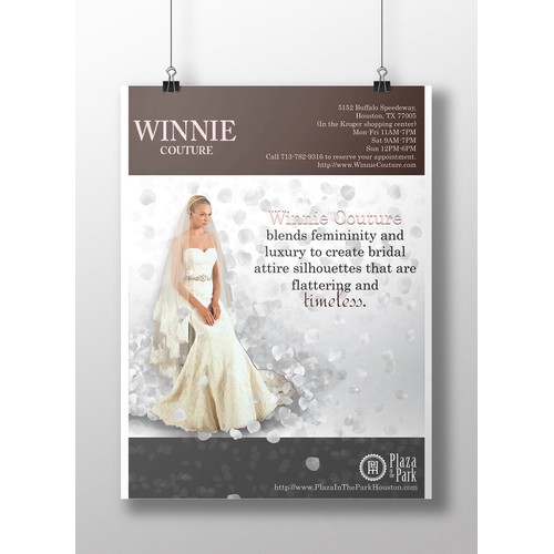 Create an ad for Winnie Couture
