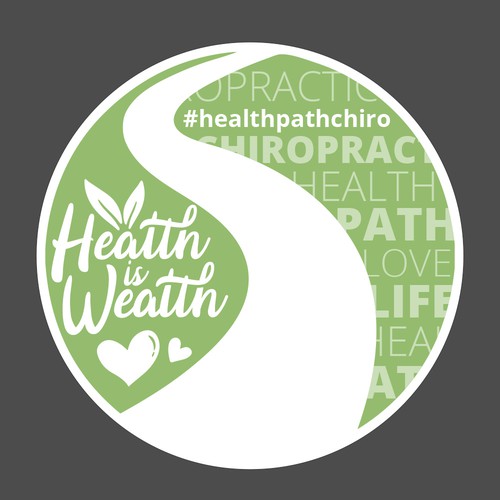 Health is Wealth Sticker Design