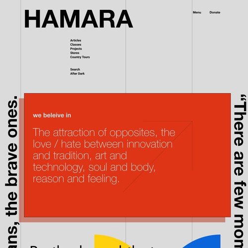 Hamara labs's Website's Design