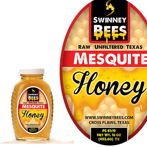 Swinney Bees needs a new product label