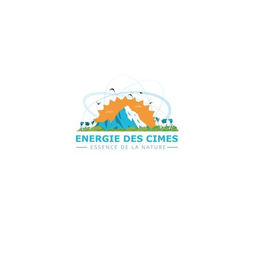 Logo Shiatsu Equin / Bovins / Energie des montagnes