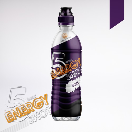 Label concept Energy Shot