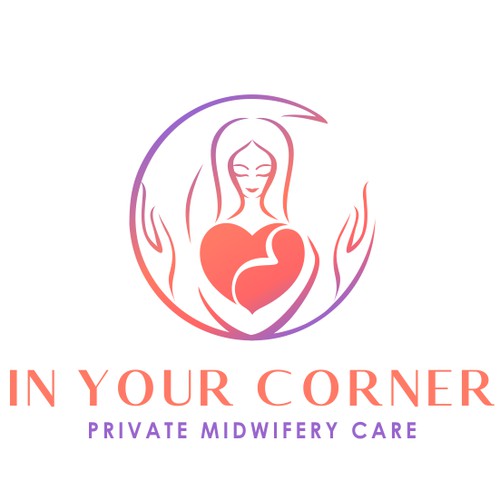Logo design for motherhood, pregnancy, midwife, duola