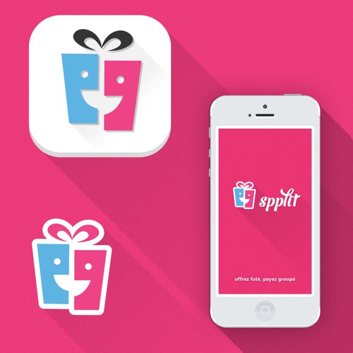 Beautiful flat version of our logo for app icon and splash page