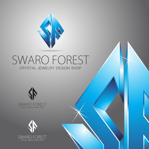 logo for Jewelry shop SWARO FOREST