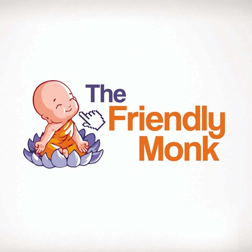 The Friendly Monk Logo