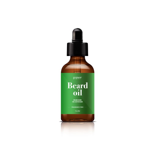 Create a High End Label for an All Natural Beard Oil!