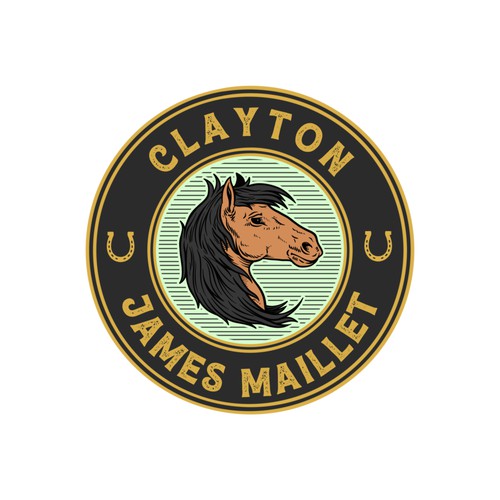 CJM (Clayton James Maillet) Vintage Logo Design