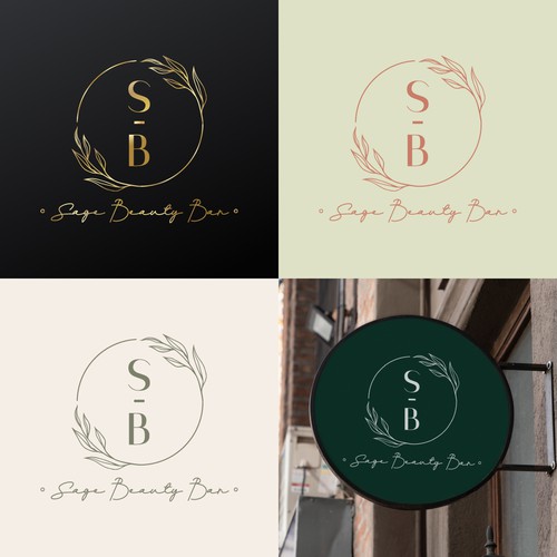 Logo for a small salon business