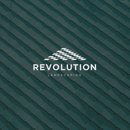 Sophisticated and standout logo for Revolution Landscaping