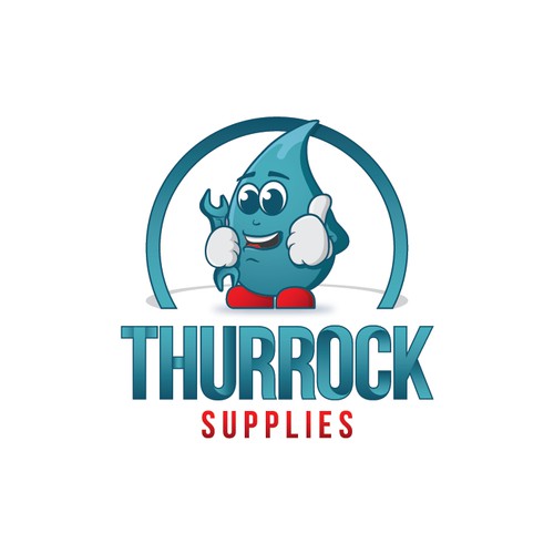 Bathroom company logo/ cartoon character mascot design