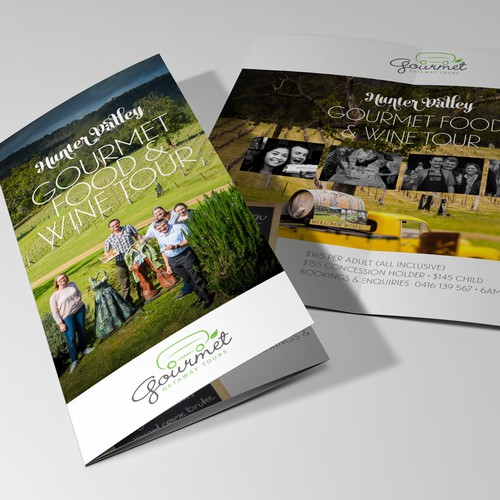 Trifold concept for Australian tourism brochure 