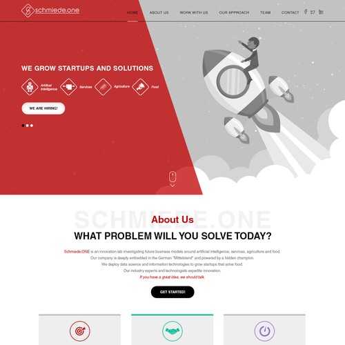 Landing Page design