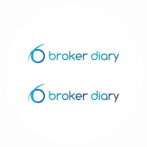 Create a modern logo for Broker Diary