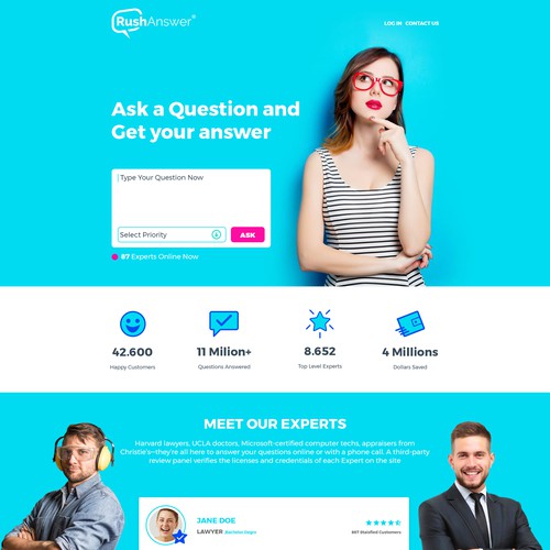 Landing Page Concept