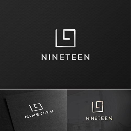 Concept logo made for Golf ranch called Nineteen