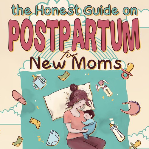 The Honest Guide on Postpartum for New Moms- coverbook