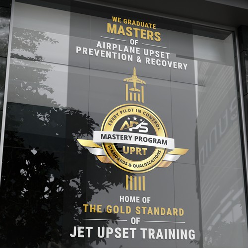 Aviation Business Facility Entry Sign