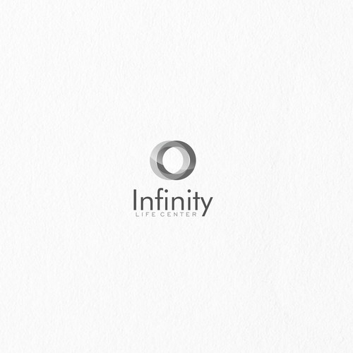 captivating powerful, geometric logo for infinity