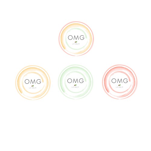 Soft modern logo for lip balm